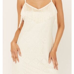 Idyllwind Cream Fringe Top